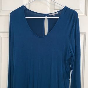 Float navy Charlotte Russe dress! Size large!
